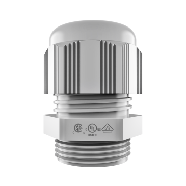 Кабельный ввод PG 9 CABLE GLANDS BİMED L.GRAY (сер.) полиамид, диаметр кабеля 4,0-8,0 мм.