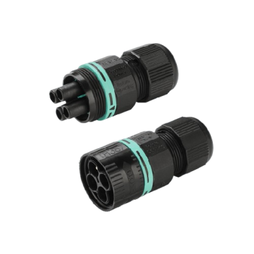Разъем кабель кабель THB.387.A4A+THB.387.B4A - MINI-CONNECTOR 17,5A 4pin CABLE D7-12 IP68