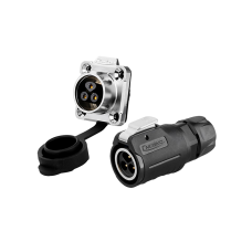 Розъем Cnlinko LP-16-C03PE-01-001/LP-16-J03SX-03-401 3p корпус IP68 10A 400В ВИЛКА-РОЗЕТКА