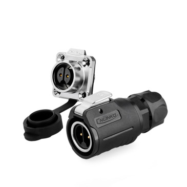 Разъем Cnilinko LP-16-C02PE-01-001/LP-16-J02SX-03-401 2p корпус IP68 10A 400В ВИЛКА-РОЗЕТКА
