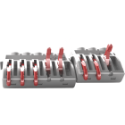 Клема 222-3 SOLFLEX 3х0,5-4,0 мм2 для жорстких і гнучких проводів