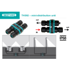 Кабельный разветвитель THB.392.A4A.L - MINI-DISTRIBUTOR 4WAYS 4P SCREW D7-13,5 IP68